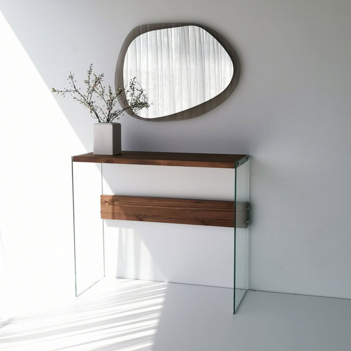 Hanah Home Aqua A343 Espejo de Bronce